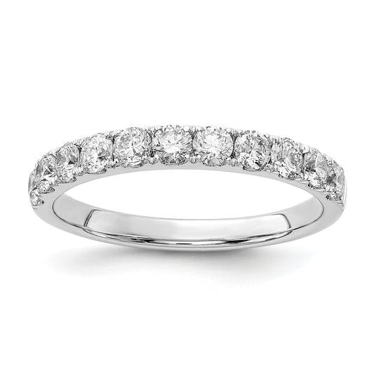 14k White Gold 3/4 Ct. Lab Grown Diamond VS/SI+ G+ Wedding Band Ring