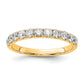 14k Yellow Gold 3/4 Ct. Lab Grown Diamond VS/SI+ G+ Complete Wedding Band