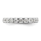 14k White Gold 1 Ct. Lab Grown Diamond VS/SI+ G+ Wedding Band Ring