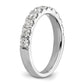 14k White Gold 1 Ct. Lab Grown Diamond VS/SI+ G+ Wedding Band Ring