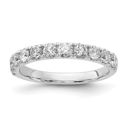 14k White Gold 1 Ct. Lab Grown Diamond VS/SI+ G+ Wedding Band Ring