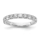 14k White Gold 1 Ct. Lab Grown Diamond VS/SI+ G+ Wedding Band Ring