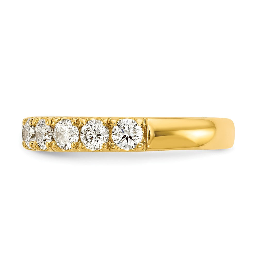 14k Yellow Gold 1 Ct. Lab Grown Diamond VS/SI+ G+ Complete Wedding Band