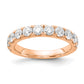 14k Rose Gold 1 1/2 Ct. Lab Grown Diamond VS/SI+ G+ Wedding Band Ring