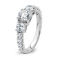 14k White Gold 2 Ct. Lab Grown Diamond VS/SI+ G+ Round Engagement Ring