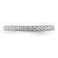 14k White Gold 3/8 Ct. Lab Grown Diamond VS/SI+ G+ Complete Band