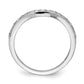 14k White Gold 1/3 Ct. Lab Grown Diamond VS/SI+ G+ Complete Band