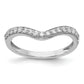 14k White Gold 1/3 Ct. Lab Grown Diamond VS/SI+ G+ Band Ring