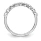 14k White Gold 1/5 Ct. Lab Grown Diamond VS/SI+ G+ Fashion Band Ring