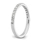 14k White Gold 1/3 Ct. Lab Grown Diamond VS/SI+ G+ Complete Band