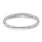 14k White Gold 1/10 Ct. Lab Grown Diamond VS/SI+ G+ Complete Channel Set Band