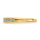 14k Yellow Gold 1/3 Ct. Lab Grown Diamond VS/SI+ G+ Channel Set Band Ring