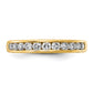 14k Yellow Gold 1/2 Ct. Lab Grown Diamond VS/SI+ G+ Channel Set Band Ring