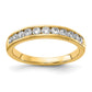 14k Yellow Gold 1/2 Ct. Lab Grown Diamond VS/SI+ G+ Complete Channel Set Band