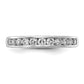 14k White Gold 1/2 Ct. Lab Grown Diamond VS/SI+ G+ Channel Set Band Ring