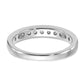 14k White Gold 1/2 Ct. Lab Grown Diamond VS/SI+ G+ Channel Set Band Ring