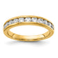 14k Yellow Gold 3/4 Ct. Lab Grown Diamond VS/SI+ G+ Channel Set Band Ring