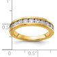 14k Yellow Gold 1 Ct. Lab Grown Diamond VS/SI+ G+ Channel Set Band Ring