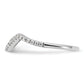 14K White Gold Lab Grown Diamond VS/SI+ G+ Wedding Band Ring