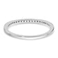 14k White Gold 1/6 Ct. Lab Grown Diamond VS/SI+ G+ Wedding Band Ring