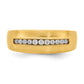 14k Yellow Gold Lab Grown VS/SI+ G+ Diamond Men's Band Ring