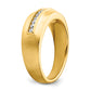 14k Yellow Gold Lab Grown VS/SI+ G+ Diamond Men's Band Ring