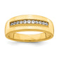 14k Yellow Gold Lab Grown VS/SI+ G+ Diamond Men's Band Ring