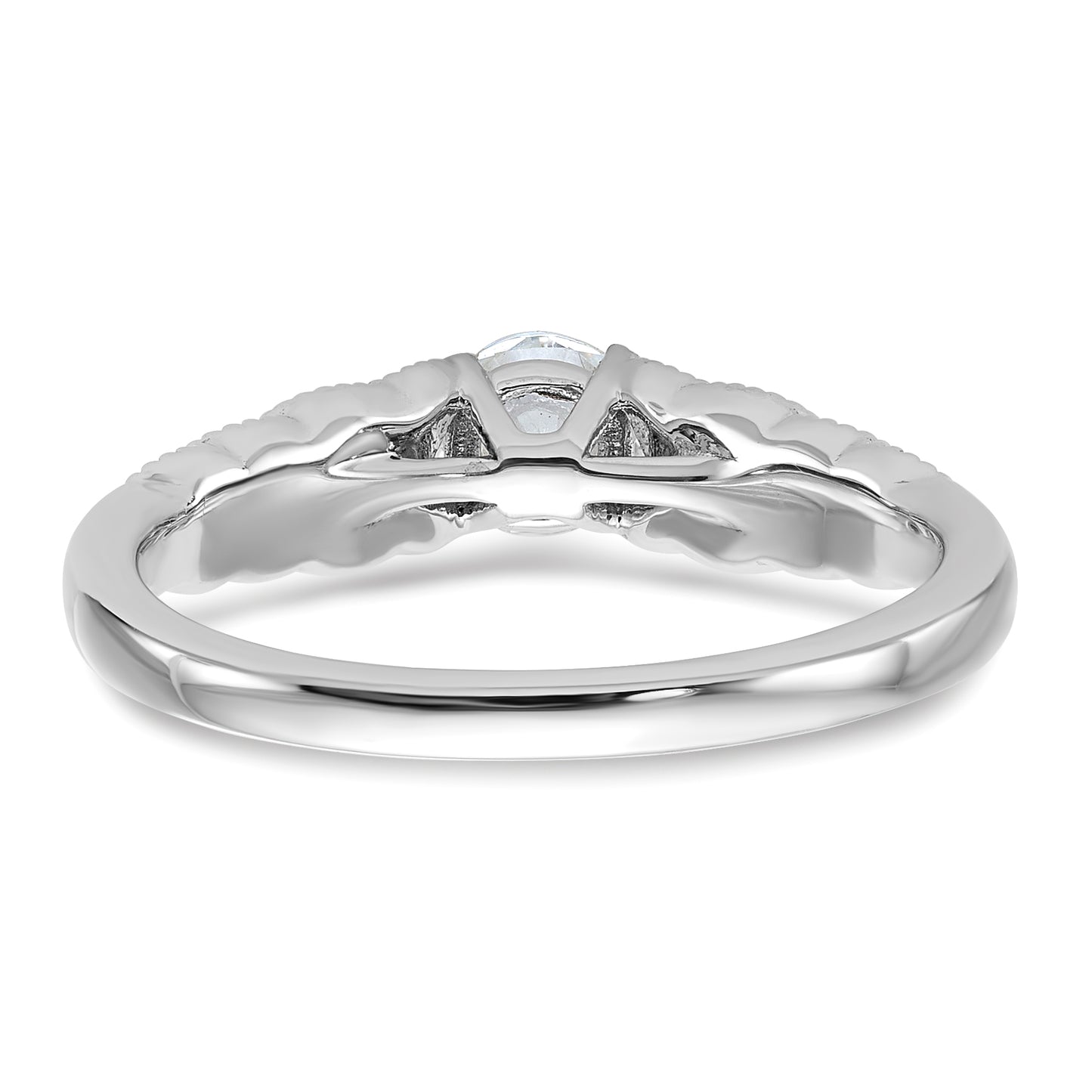 10K White Gold Lab Grown Diamond VS/SI+ G+ Engagement Ring