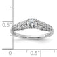 14K White Gold Lab Grown Diamond VS/SI+ G+ Engagement Ring