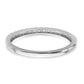 Pure Serenity 14k White Gold 1/6 Ct. Lab Grown Diamond VS/SI Wedding Band