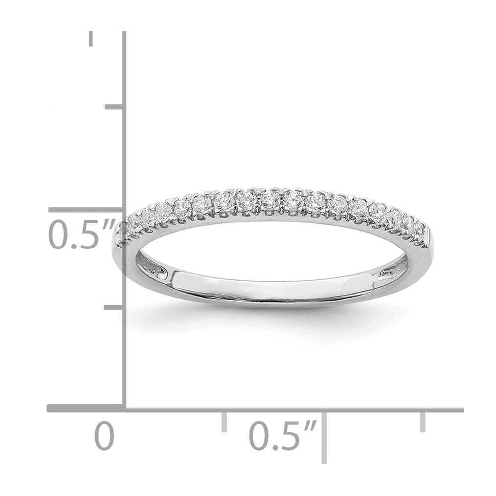 Pure Serenity 14k White Gold 1/6 Ct. Lab Grown Diamond VS/SI Wedding Band