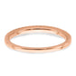 Pure Serenity 14k Rose Gold 1/15 Ct. Lab Grown Diamond VS/SI+ G+ Wedding Band Ring