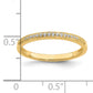 10k Yellow Gold 1/15 Ct. Lab Grown Diamond VS/SI+ G+ Wedding Band Ring