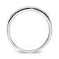 10k White Gold 1/10 Ct. Lab Grown Diamond VS/SI+ G+ Wedding Band Ring