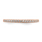 14k Rose Gold 1/5 Ct. Lab Grown Diamond VS/SI+ G+ Wedding Band Ring