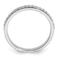 14k White Gold 1/5 Ct. Lab Grown Diamond VS/SI+ G+ Wedding Band Ring