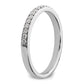 14k White Gold 1/5 Ct. Lab Grown Diamond VS/SI+ G+ Wedding Band Ring