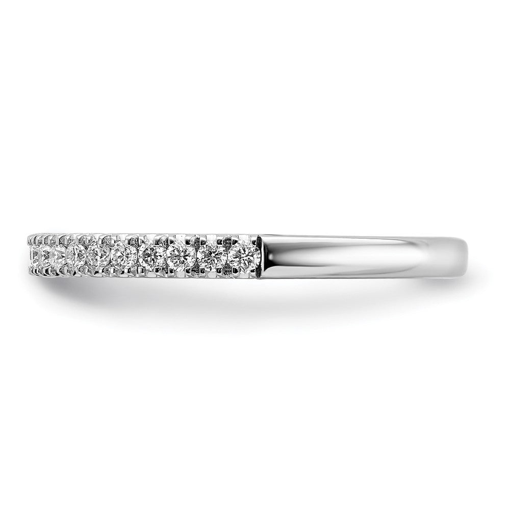 14k White Gold 1/4 Ct. Lab Grown Diamond VS/SI+ G+ Complete Wedding Band