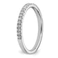 14k White Gold 1/4 Ct. Lab Grown Diamond VS/SI+ G+ Wedding Band Ring