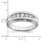 14K White Gold Lab Grown Diamond. VS/SI+ G+ Double Miligrain Mens Ring