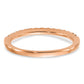 14k Rose Gold 1/4 Ct. Lab Grown Diamond VS/SI+ G+ Wedding Band Ring