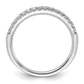 14k White Gold 1/4 Ct. Lab Grown Diamond VS/SI+ G+ Wedding Band Ring