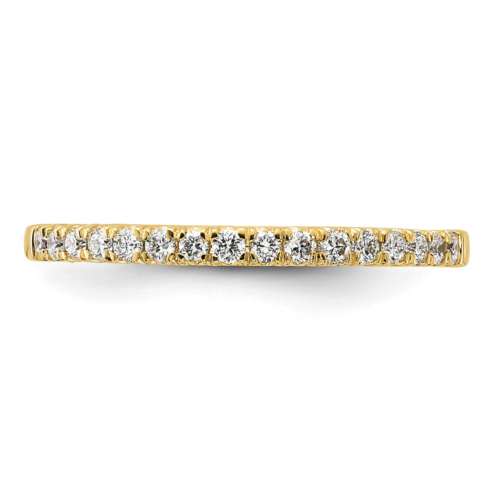 14k Yellow Gold 1/4 Ct. Lab Grown Diamond VS/SI+ G+ Complete Wedding Band