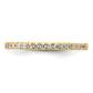 14k Yellow Gold 1/4 Ct. Lab Grown Diamond VS/SI+ G+ Wedding Band Ring