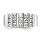 14k White Gold 1 Ct. Lab Grown Diamond VS/SI Band Ring