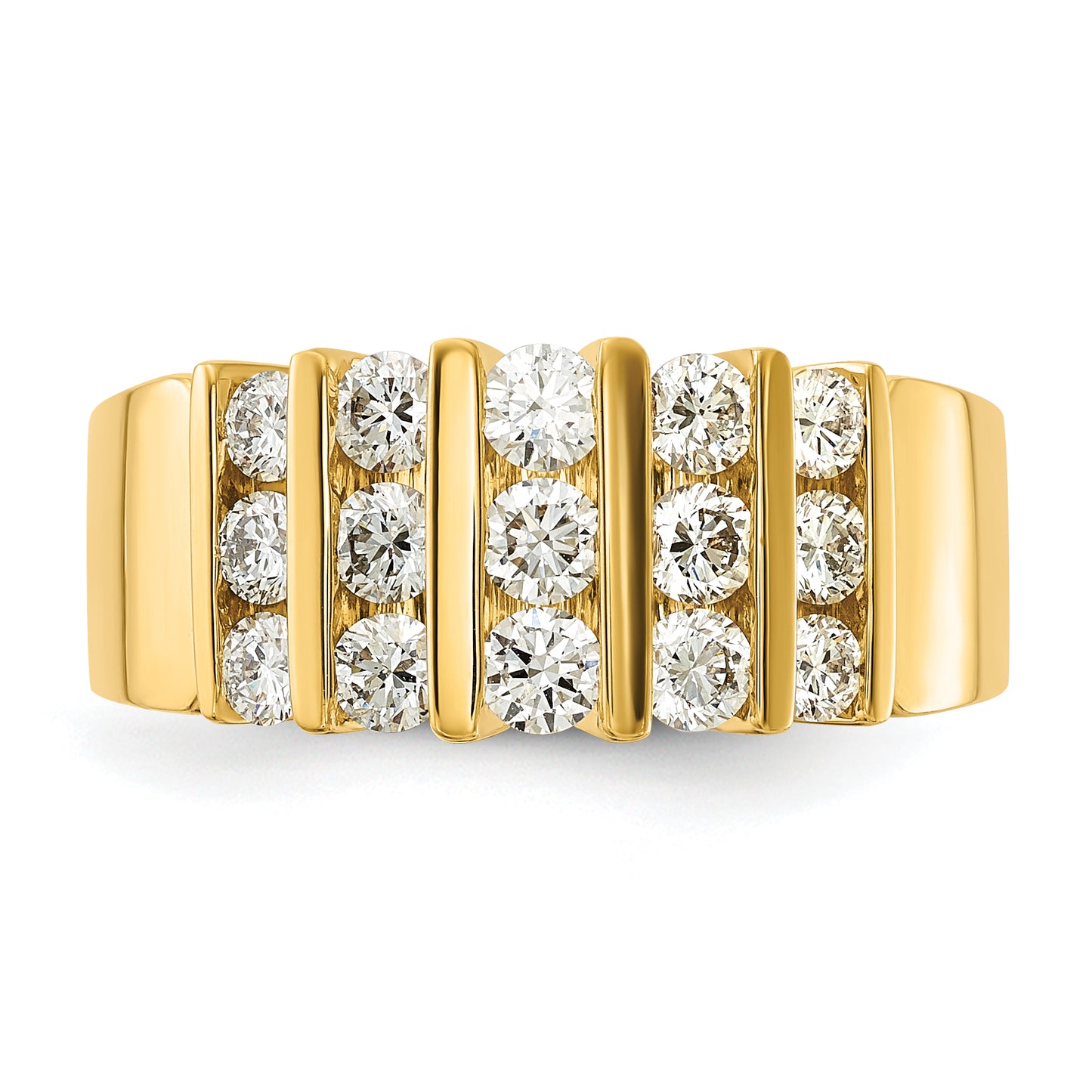 14k Yellow Gold 1 Ct. Lab Grown Diamond VS/SI Band Ring