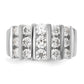 14k White Gold 1 1/2 Ct. Lab Grown Diamond VS/SI Complete Band