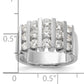 14k White Gold 1 1/2 Ct. Lab Grown Diamond VS/SI Band Ring