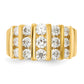 14k Yellow Gold 1 1/2 Ct. Lab Grown Diamond VS/SI Band Ring