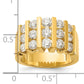 14k Yellow Gold 2 Ct. Lab Grown Diamond VS/SI Band Ring